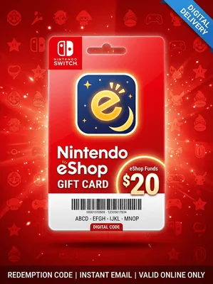 Nintendo eShop Gift Card - $25 USD